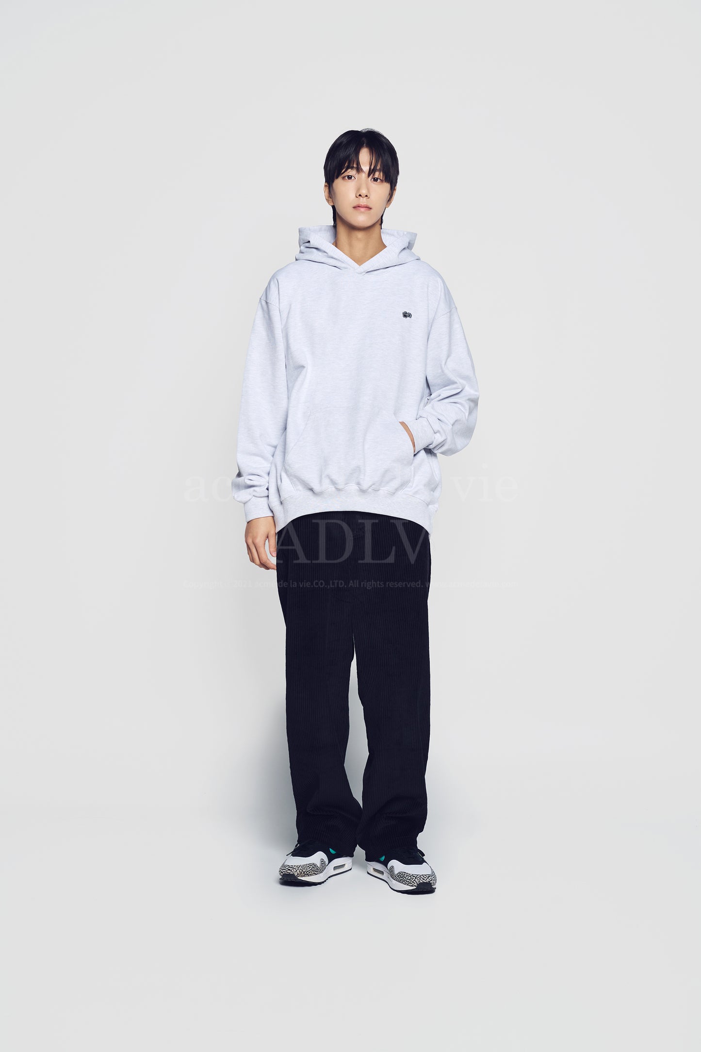 HOSHI X ADLV Wappen Hoodie Melange