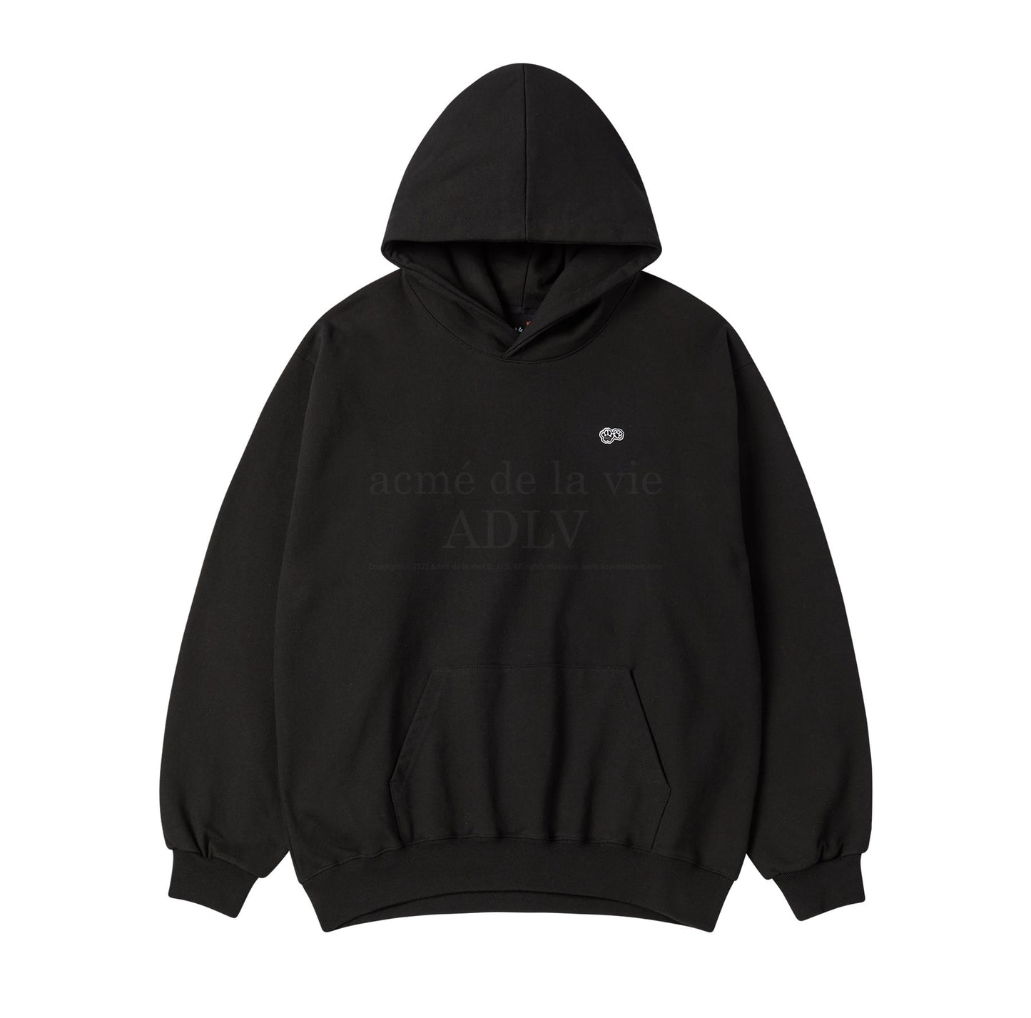 HOSHI X ADLV Wappen Hoodie Black