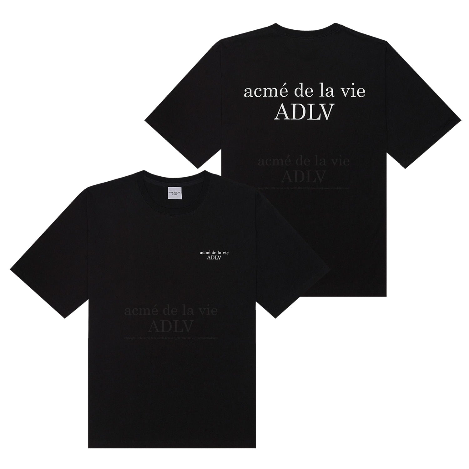 acmé de la vie] Basic Logo Short Sleeve T-Shirt Black – Discovr