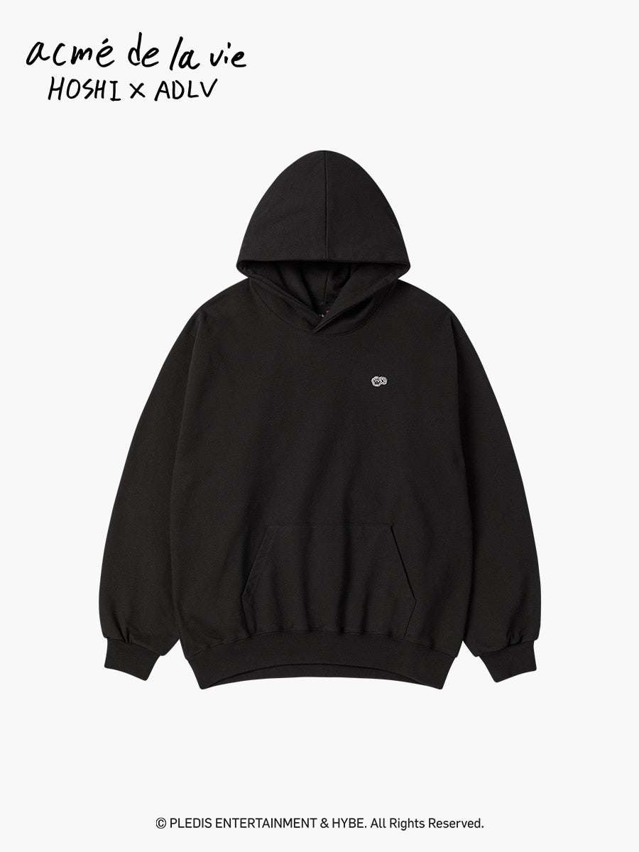 HOSHI X ADLV Wappen Hoodie Black