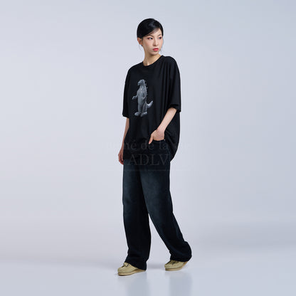 [acmé de la vie] DIN2LS Creature Short Sleeve T-Shirt Black