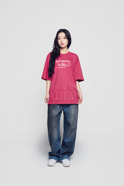 [acmé de la vie] Rabbit Belly Short Sleeve T-Shirt Pink