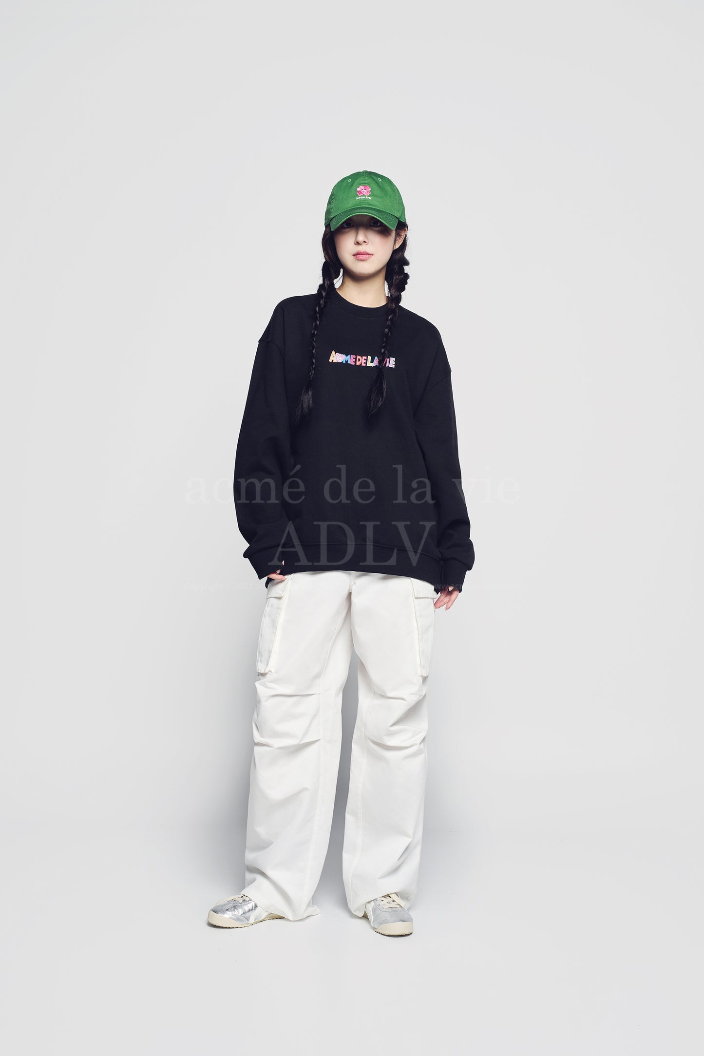 [acmé de la vie]  Clover Belly Ball Cap Green