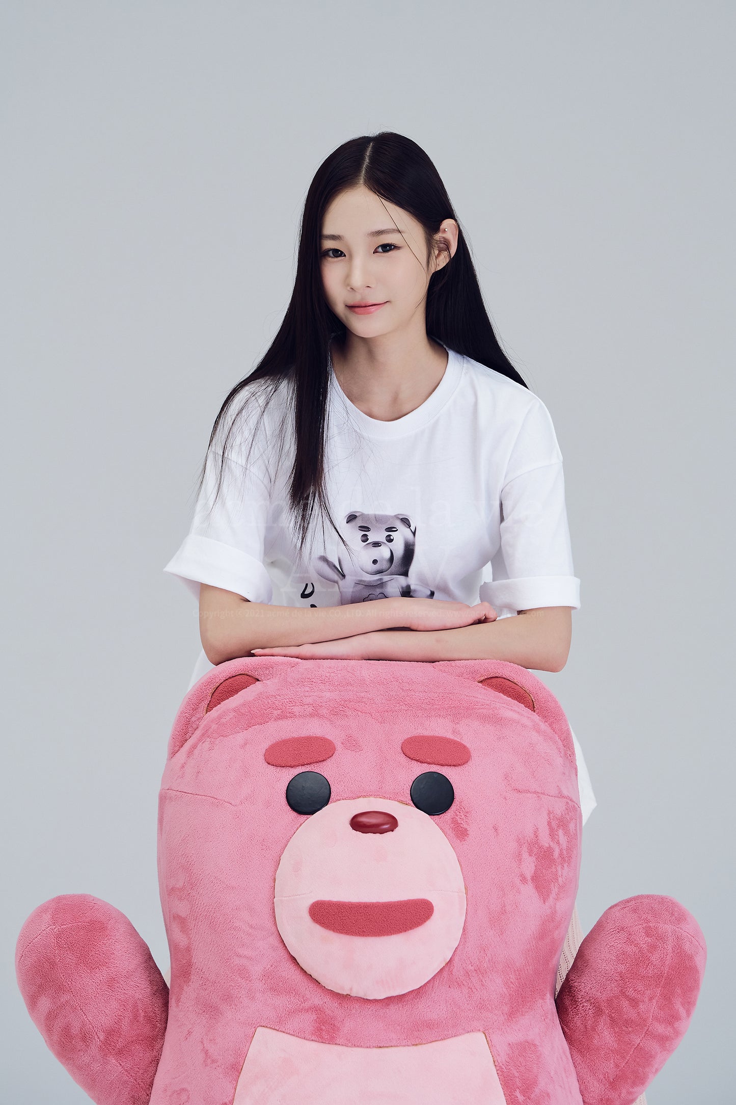 [acmé de la vie] Metal Belly Short Sleeve T-Shirt White