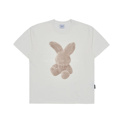 [acmé de la vie] Fuzzy Rabbit Short Sleeve T-Shirt Cream