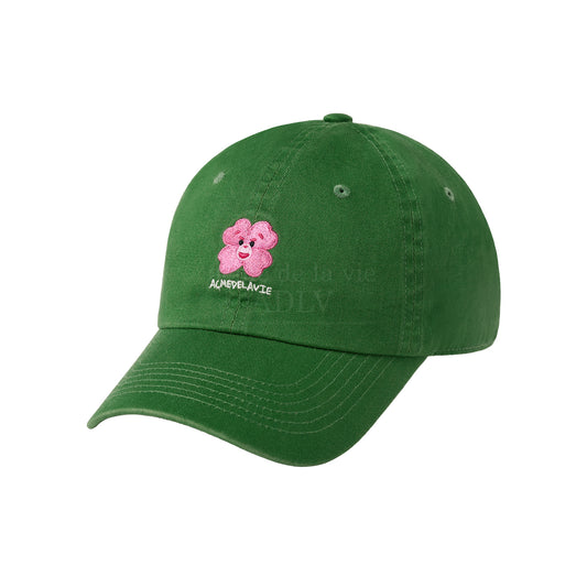 [acmé de la vie]  Clover Belly Ball Cap Green
