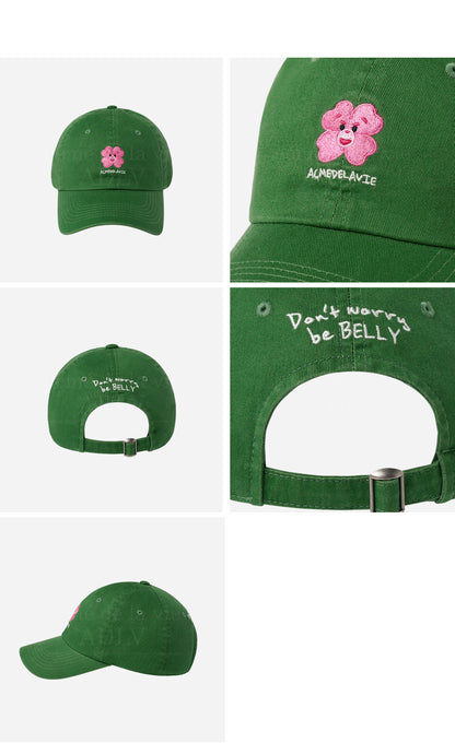 [acmé de la vie]  Clover Belly Ball Cap Green