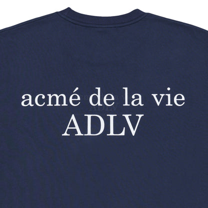 [acmé de la vie] Basic Logo Season 2 Short Sleeve T-Shirt Navy