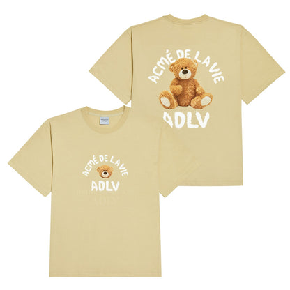 [acmé de la vie] Teddy Bear (Bear Doll) Short Sleeve T-Shirt Beige