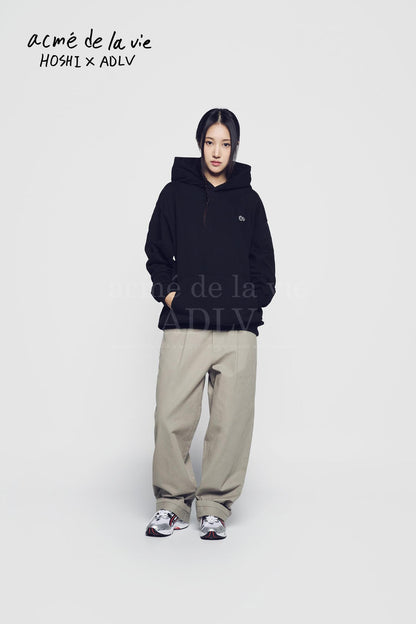 HOSHI X ADLV Wappen Hoodie Black