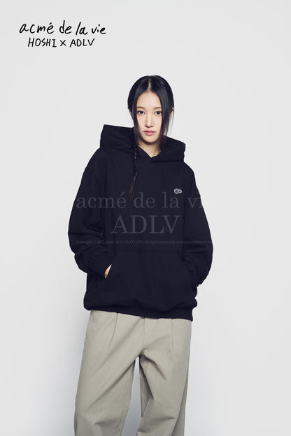HOSHI X ADLV Wappen Hoodie Black