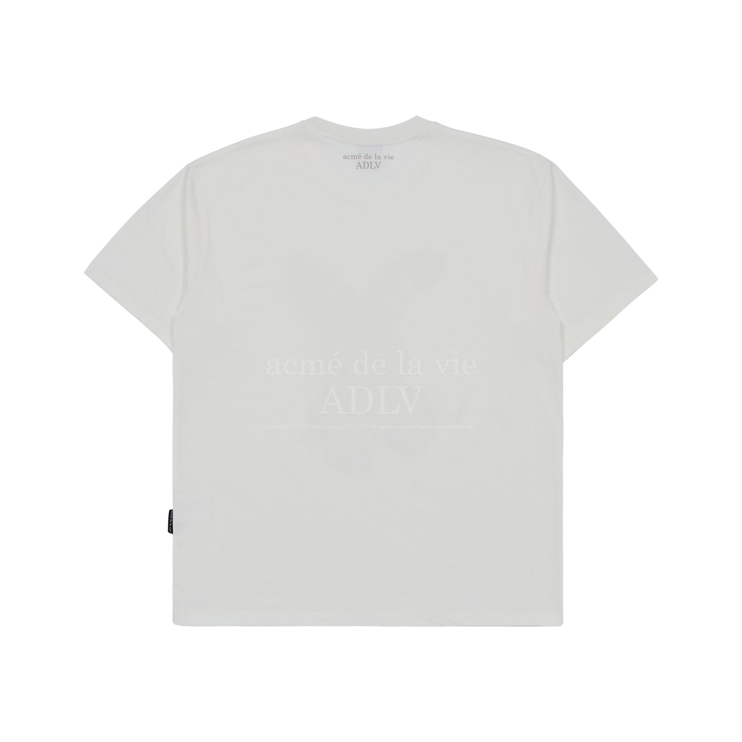 [acmé de la vie] Fuzzy Rabbit Short Sleeve T-Shirt Cream
