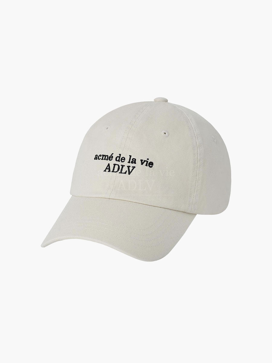 [acmé de la vie] Basic Small Logo Ball Cap Beige