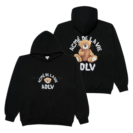 [acmé de la vie] Teddy Bear (Bear Doll) Hoodie Black