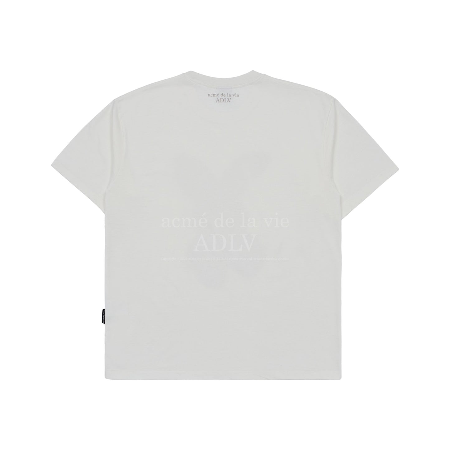 [acmé de la vie] Fuzzy Rabbit Short Sleeve T-Shirt Cream