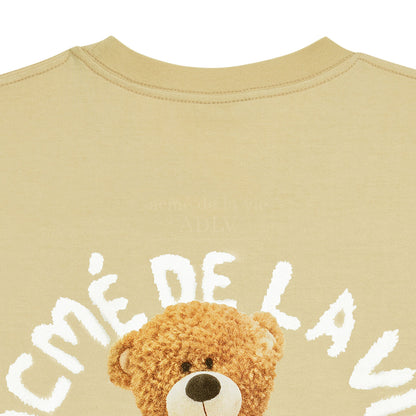 [acmé de la vie] Teddy Bear (Bear Doll) Short Sleeve T-Shirt Beige